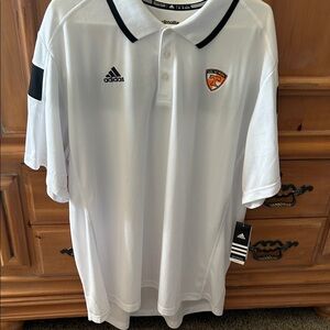 NWT Rare Tennessee Volunteer Football Adidas White Polo Collectors 2XL RARE